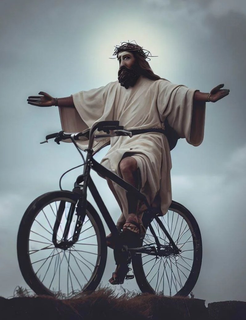 Christ on a bike