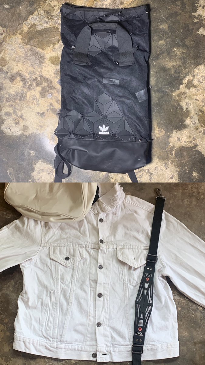 Lanagraph's tweet photo. Image process of our Turtle backpack scaled Denim Jacket. #advfrntcaltur 

#reconstructed #design #fashion https://t.co/ia3yv8EIiE