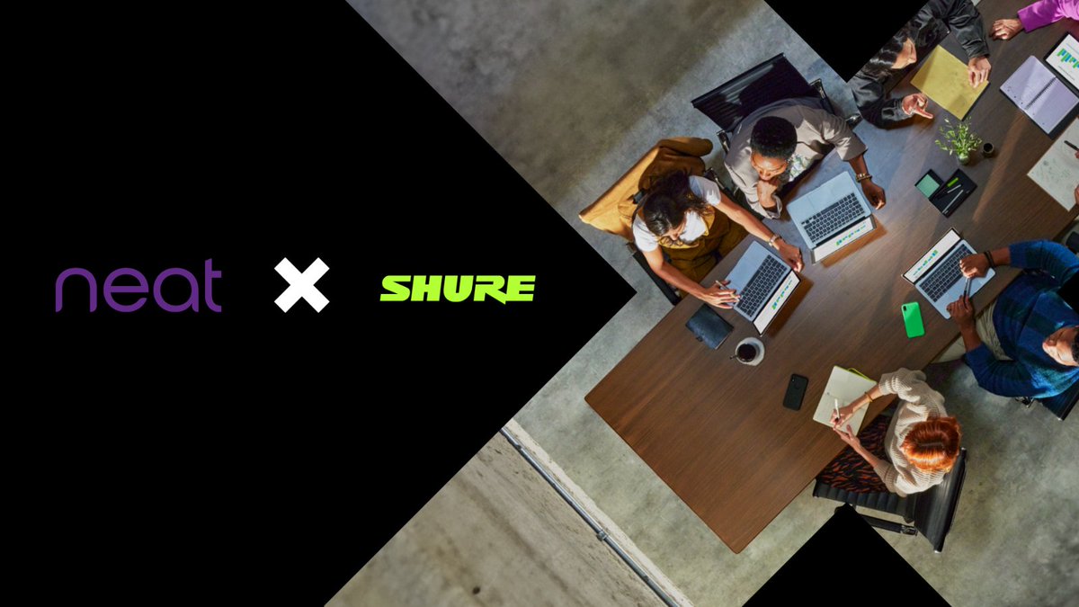 @shure and @neatmeetings Transform the Meeting Experience for Complex Spaces. hubs.li/Q02x3ZxG0 #avtweeps