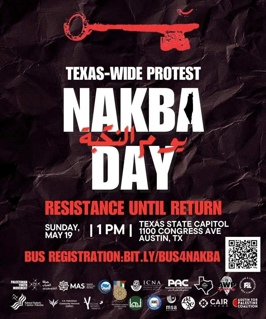 CALLING ALL HOUSTONIANS! Join us this Sunday, May 19th, as we unite in a statewide protest in Austin.  Tickets are $10 each. Let's stand together and make our voices heard!  
Register Here: eventbrite.com/e/texas-wide-p…
(See thread for directions)