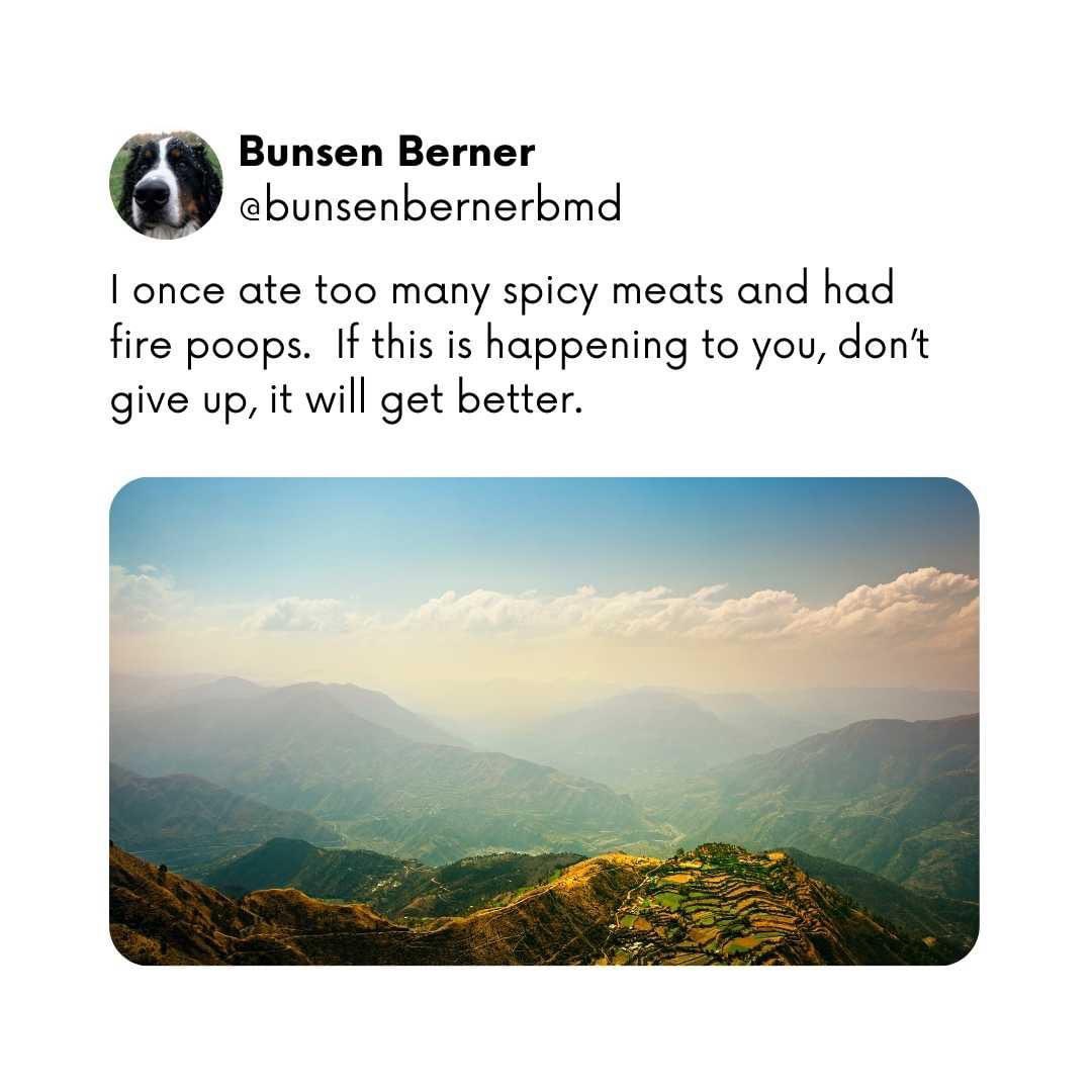 Bunsen’s motivational moment