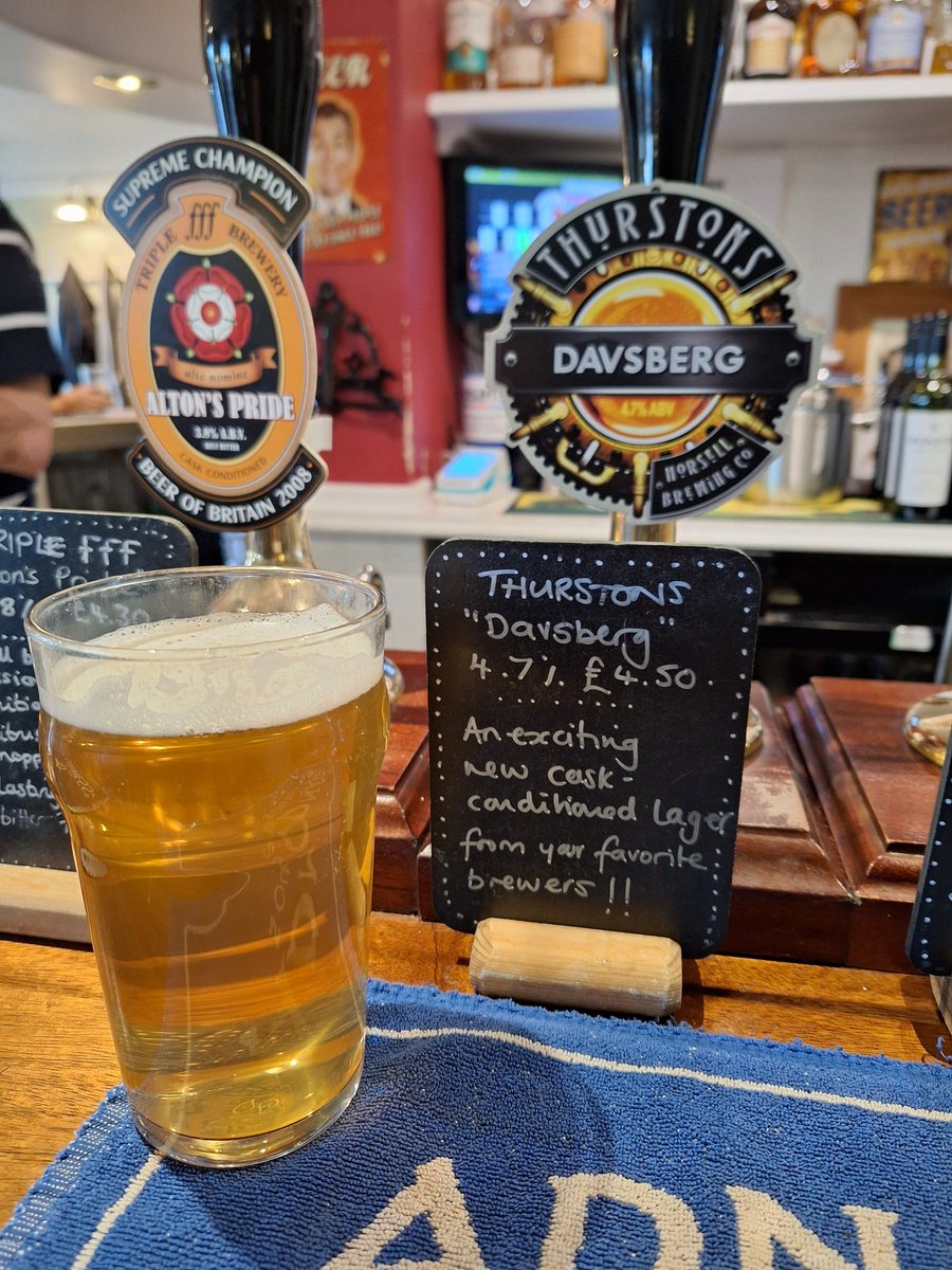 What is this witchcraft? @Thurstonsbrew has launched a lager. Just the 4.7%... 🍺🍺🍺