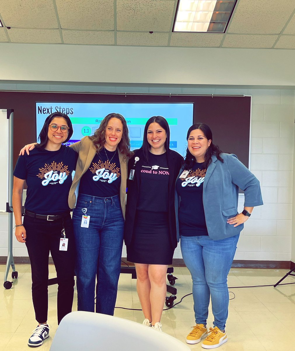 This is the quadruple threat behind the @Secondary_AISD Calibrated Coaching Conversations! This dynamic group of leaders designed a truly thoughtful and intentional protocol that has helped us ALL get better! You make us #AISDProud! @AngelWilson36 @denishapresley @BHosack23