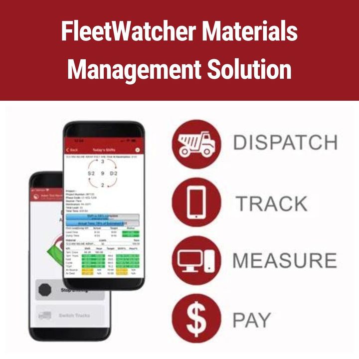 FleetWatcher helps companies optimize cycle times, reduce their trucking costs, and improve paving operations: bit.ly/3oCRd9q