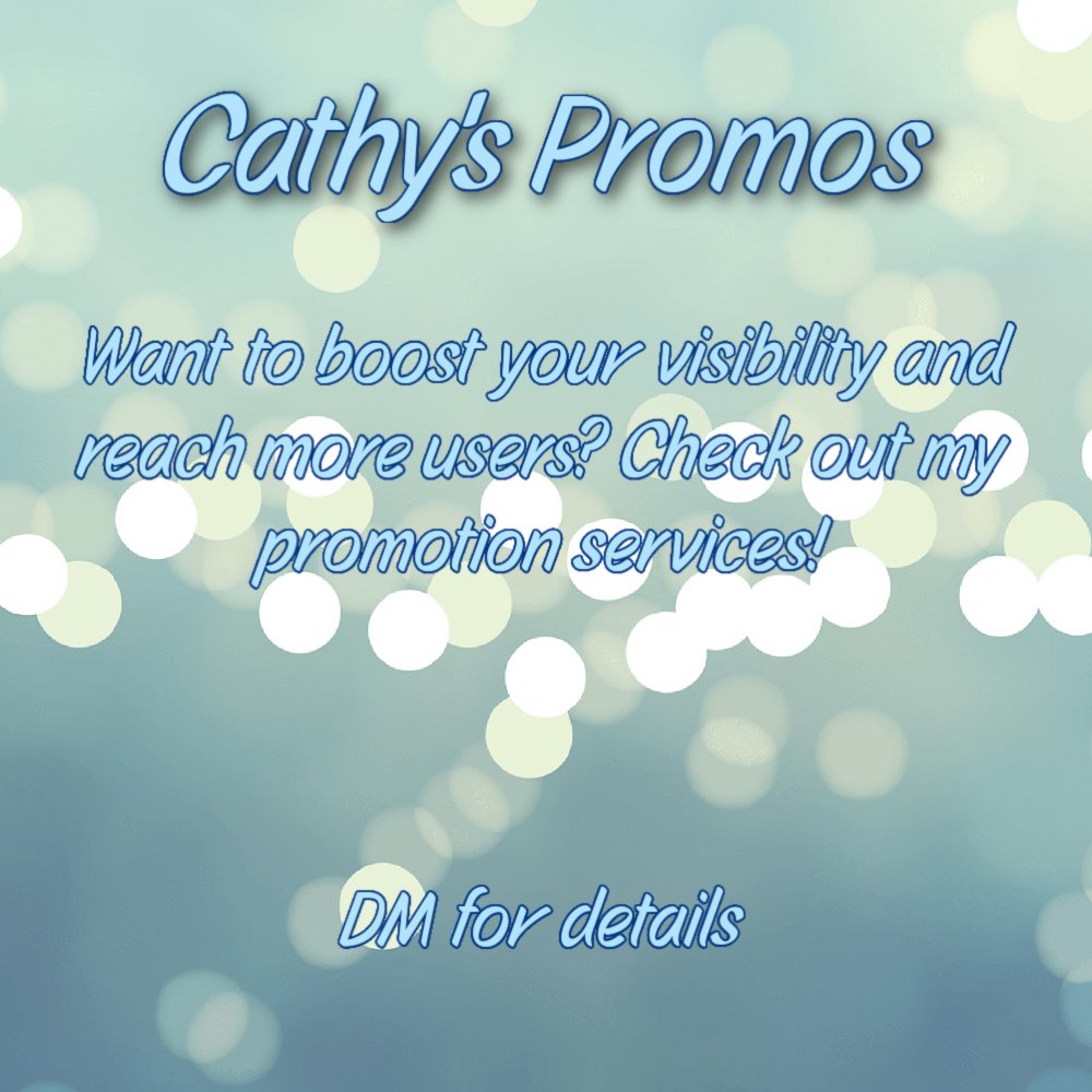 Need Promotion? Let's talk!
Flexible Rates
Quick Response
Graphics and Videos included!

#promotion #indies #books #ebooks #audiobooks #authors #publishers #producers #bookpromotion #bookmarketing #bookpromo #creators #creatives #SmallBusiness #writingcommunity

DM for Details