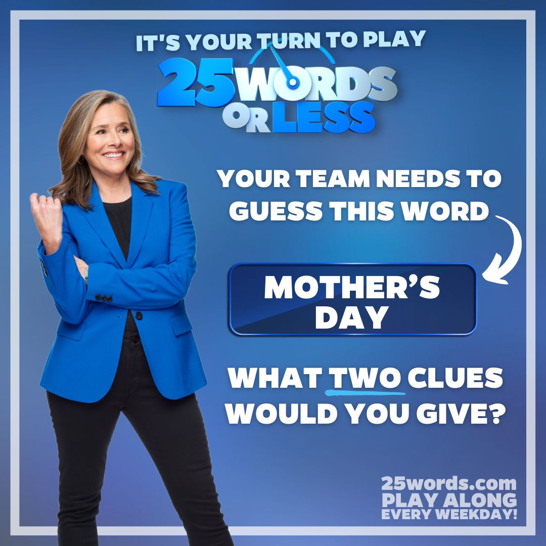 Which clues do you have for mommy dearest's holiday?  ✨️

#25wordsorless #gameshow #meredithvieira #playalong #guessinggame #boardgame #gamenight #daytimetv #wordgame #gameshownetwork #tubi