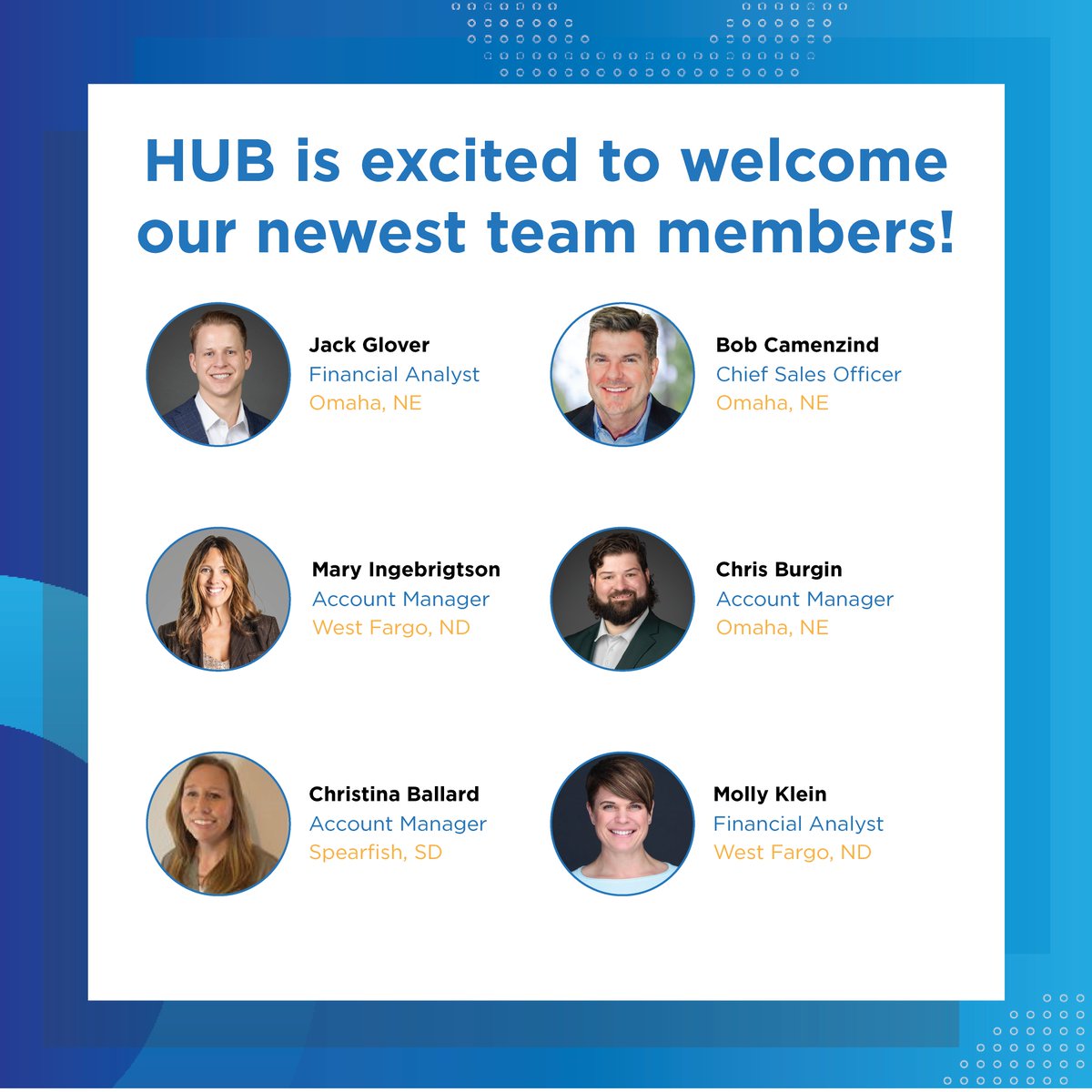 🌟 We've added some incredible talent to our team over the last few months. Join us in welcoming our new hires as they bring fresh perspectives and skills to help us deliver top-notch service to our clients. 🚀💼 #WelcomeAboard #LifeatHUB