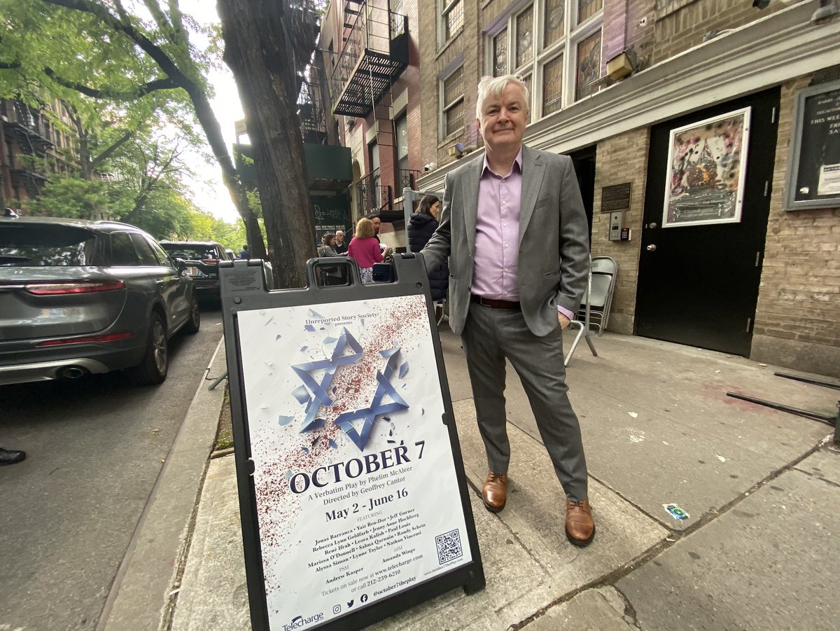 Opening night of OCTOBER 7 was a HUGE success! We thank everyone who came out last night to learn about Israel’s darkest day. @october7theplay runs until June 16! Buy your tickets here: october7theplay.com