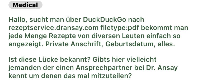 Datenlücke bei #DrAnsay 

elevated.city/riesen-daten-l…