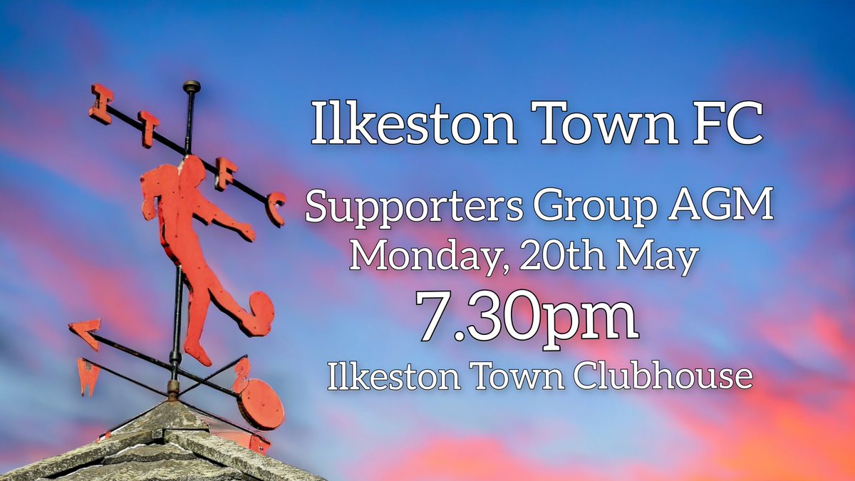 📢 AGM DATE ANNOUNCED Join us at the Microlise New Manor Ground on May 20th, 19:30, for our Supporters Group AGM. #OneTownOneClub