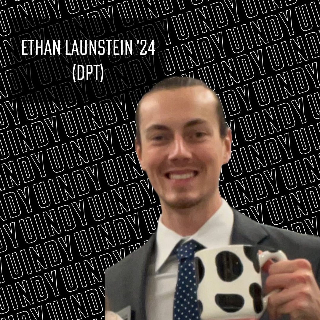 Last week, Ethan Launstein officially became Ethan Launstein, DPT, as he completed his journey with the Krannert School of Physical Therapy. Read more about Ethan and his post-graduation plans on #YOUIndy: bit.ly/3yjTkGO. #uindygrad