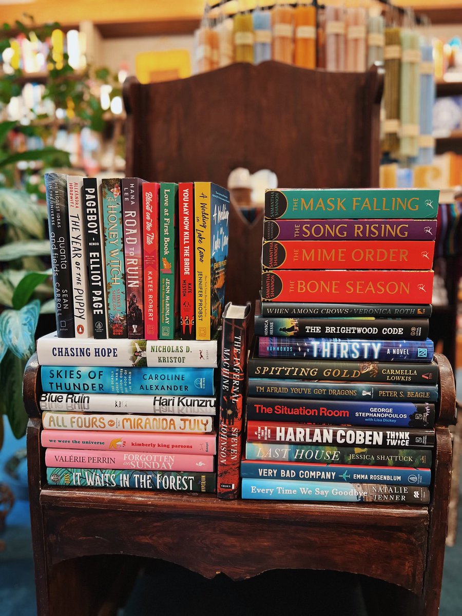 It’s New Release Tuesday! 😀 Check out the latest in Science, Performing Arts, Nature, Sci-Fi/Fantasy, Romance, Mystery, Fiction, Biography, and History. 📚 For these titles, and many more, shop with us in store or online at Northshire.com!