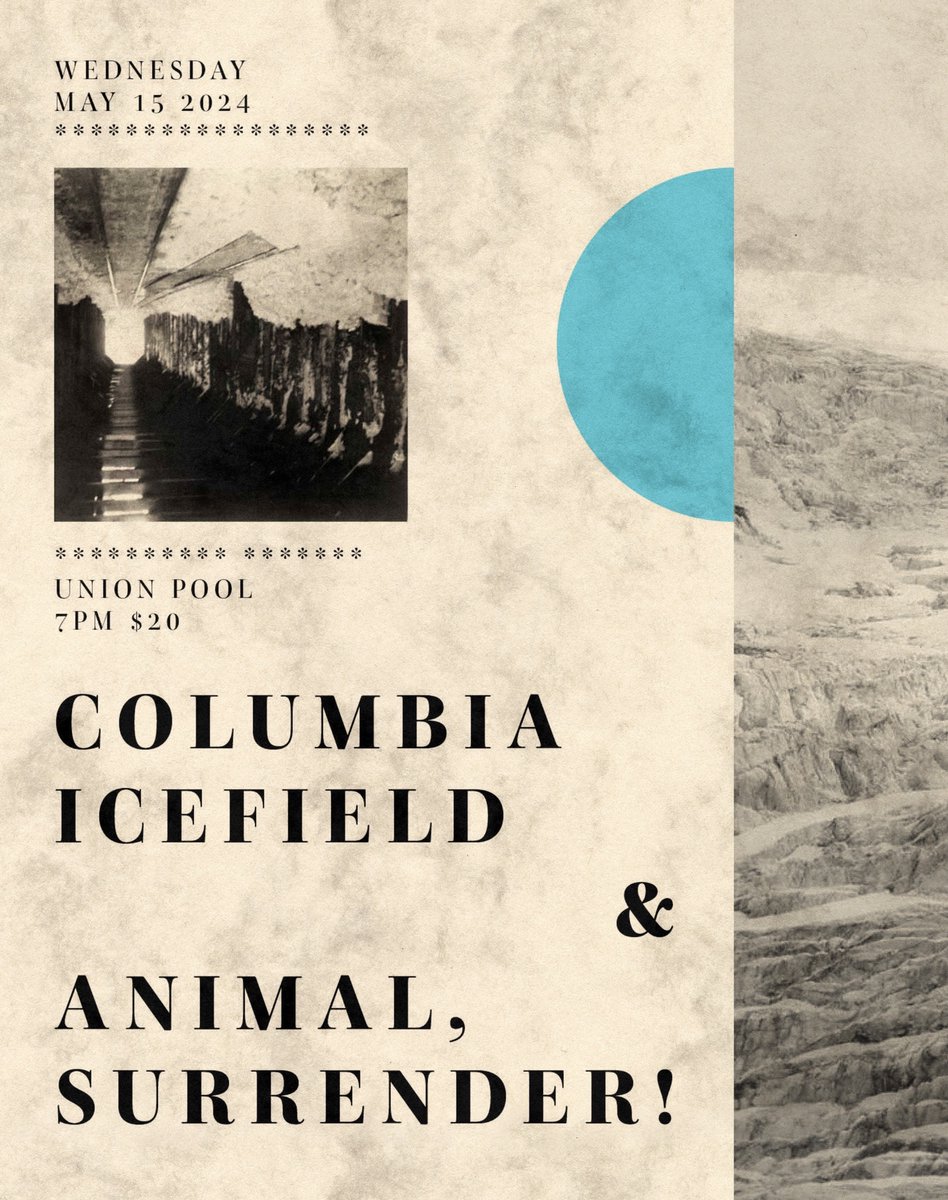 OUR RECORD RELEASE SHOW IS TOMORROW @UnionPool w the remarkable COLUMBIA ICEFIELD (Nate Wooley, Ryan Sawyer, Ava Mendoza & Susan Alcorn) w play at 8 sharp!