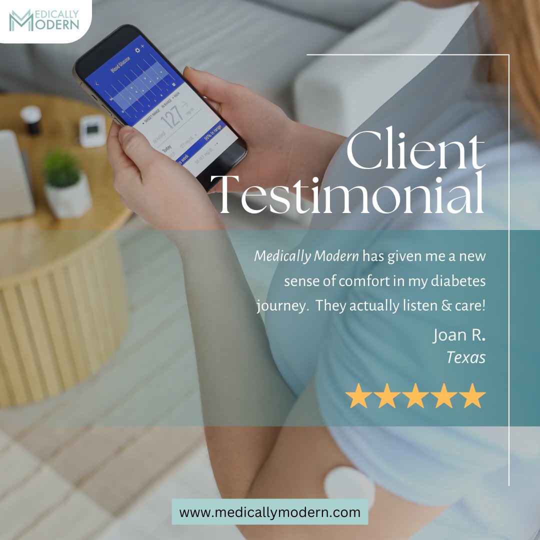medicallymodern's tweet image. Embrace the Future of Diabetes Care with CGM 
See what real users are saying about Medically Modern!

#CGMTechnology #MedicallyModern #DiabetesTech #Review #testimonial