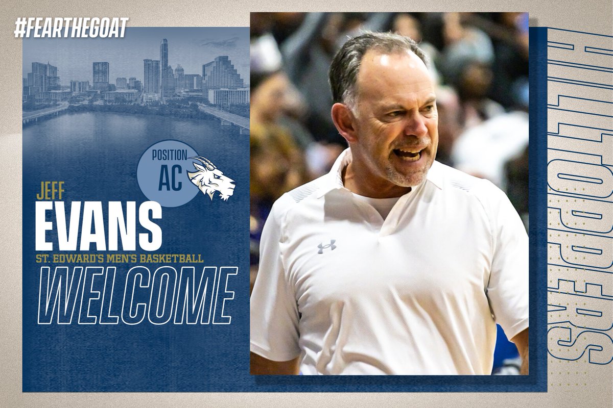 🏀 | @SEUMBasketball welcomes Jeff Evans as its new assistant coach. #FearTheGoat gohilltoppers.com/news/2024/5/14…
