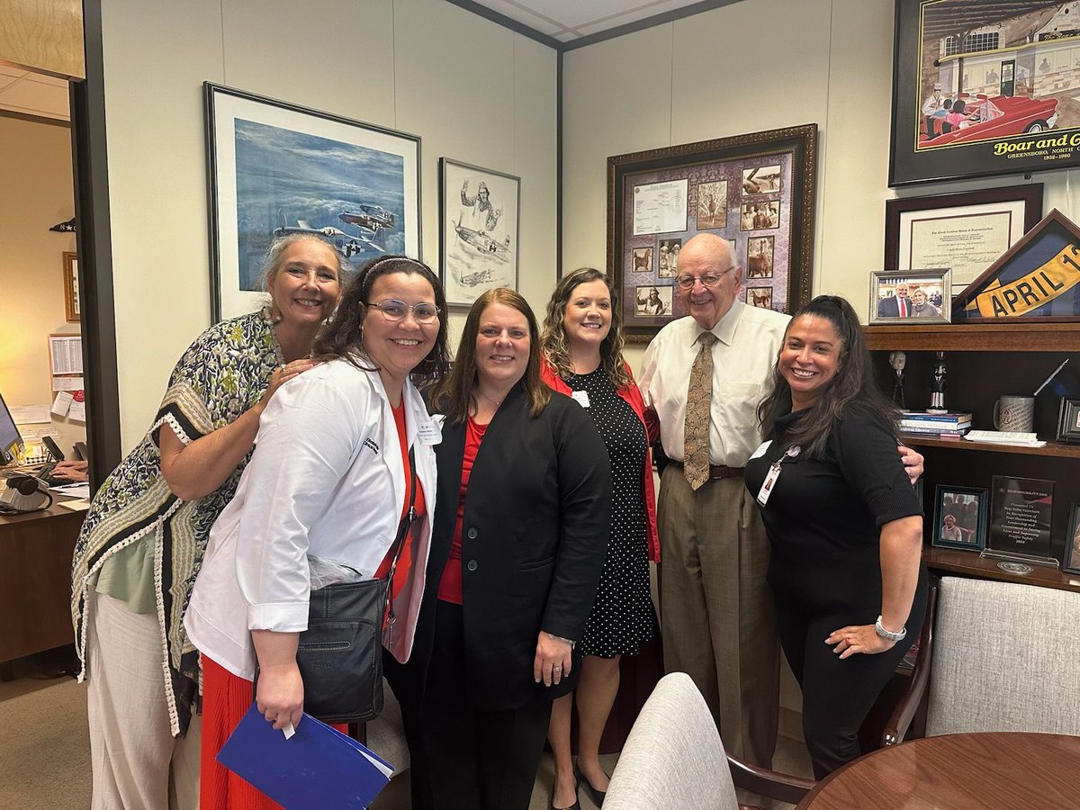Thank you Representative John Faircloth @fairclothfor62 for taking time out of your day to meet with #advocates and to learn about critical #workforceshortages affecting the #homecare industry in NC. #HomeCareAction #NCHomeCareTim