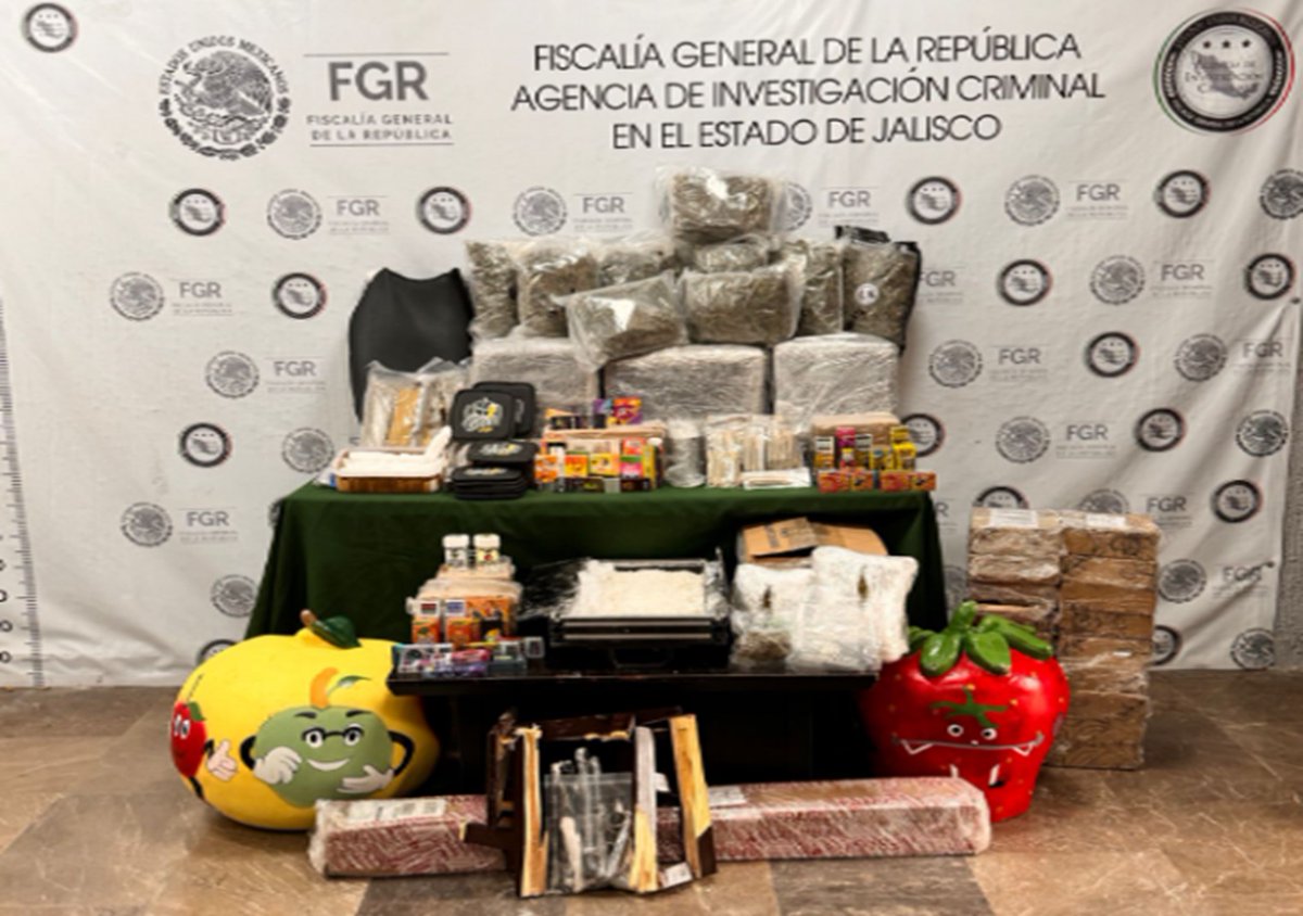 ASEGURA LA #PFM #DROGAS EN UNA EMPRESA DE PAQUETERÍA EN #JALISCO ▶️ fgr.org.mx/es/FGR/Estatal…