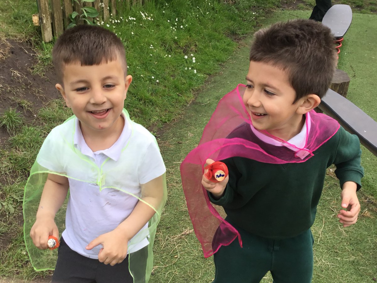 Today Reception made our own mini super-selves! We talked about our super-powers as we decorated the figures, then took them outside for some adventures. Even the staff made our own superheroes to join in the fun! @st_patricks