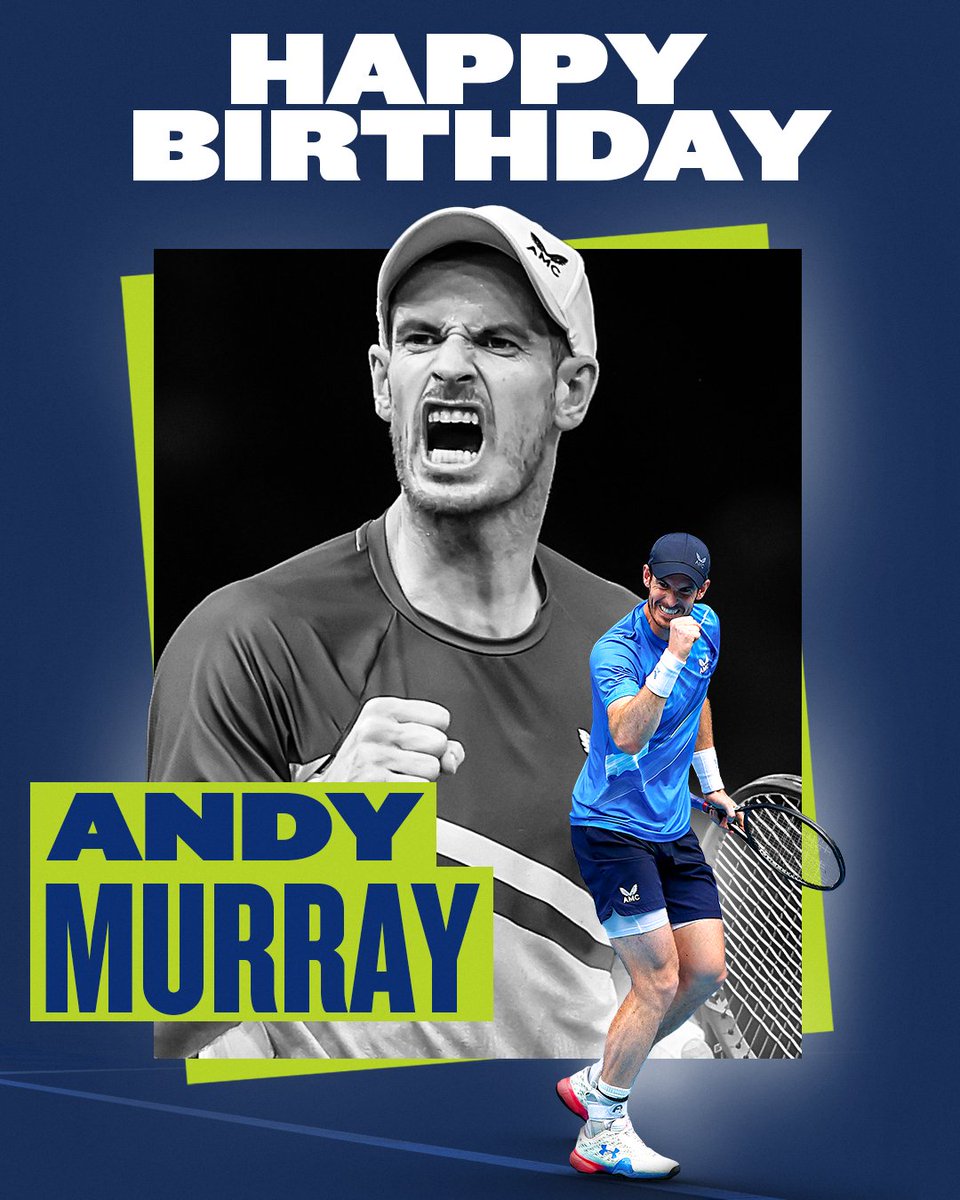 Wishing @andy_murray a very happy birthday! 🥳