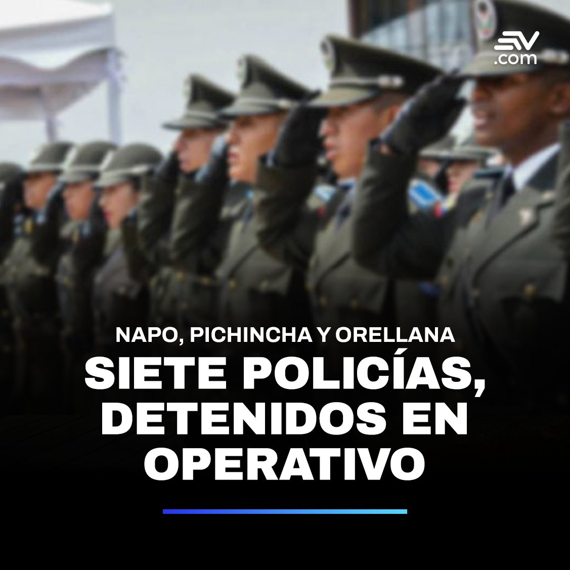 Siete policías y dos civiles fueron detenidos este martes 14 de mayo durante operativos desarrollados en las provincias de Napo, Pichincha y Orellana. Más detalles ▶️ bit.ly/4bgnTvv