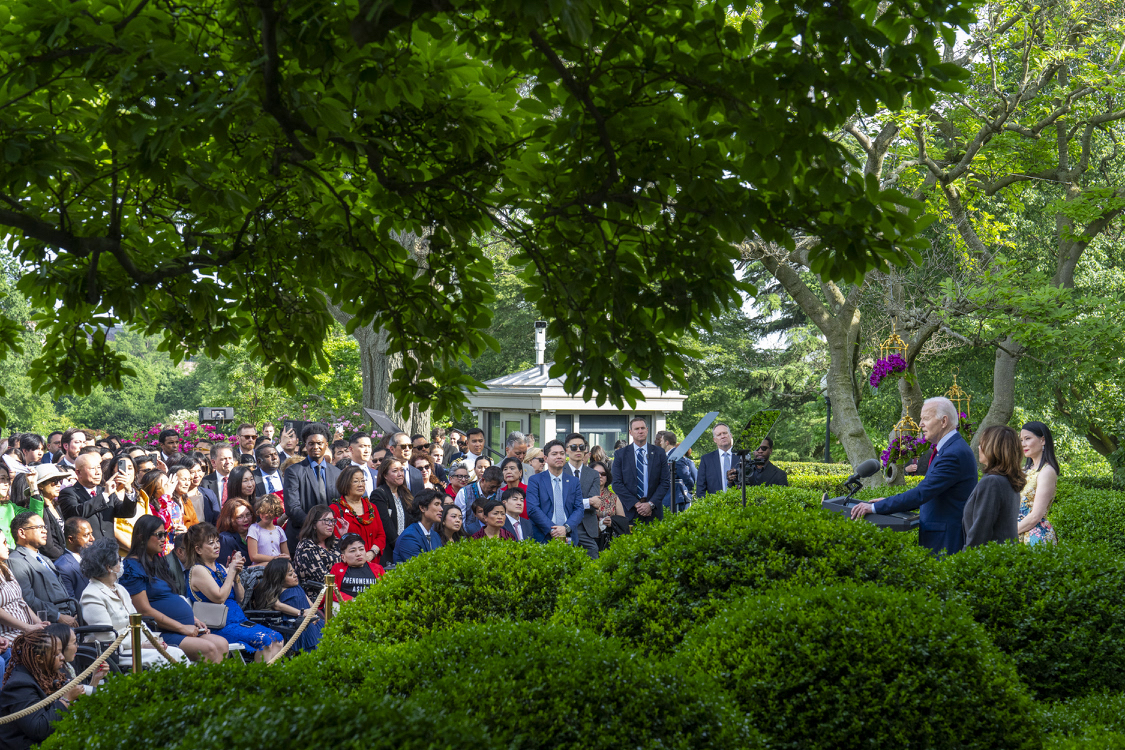 Last night, President Biden and Vice President Harris celebrated Asian American, Native Hawaiian, and Pacific Islander communities, whose ingenuity, grit, and perseverance have pushed America forward.