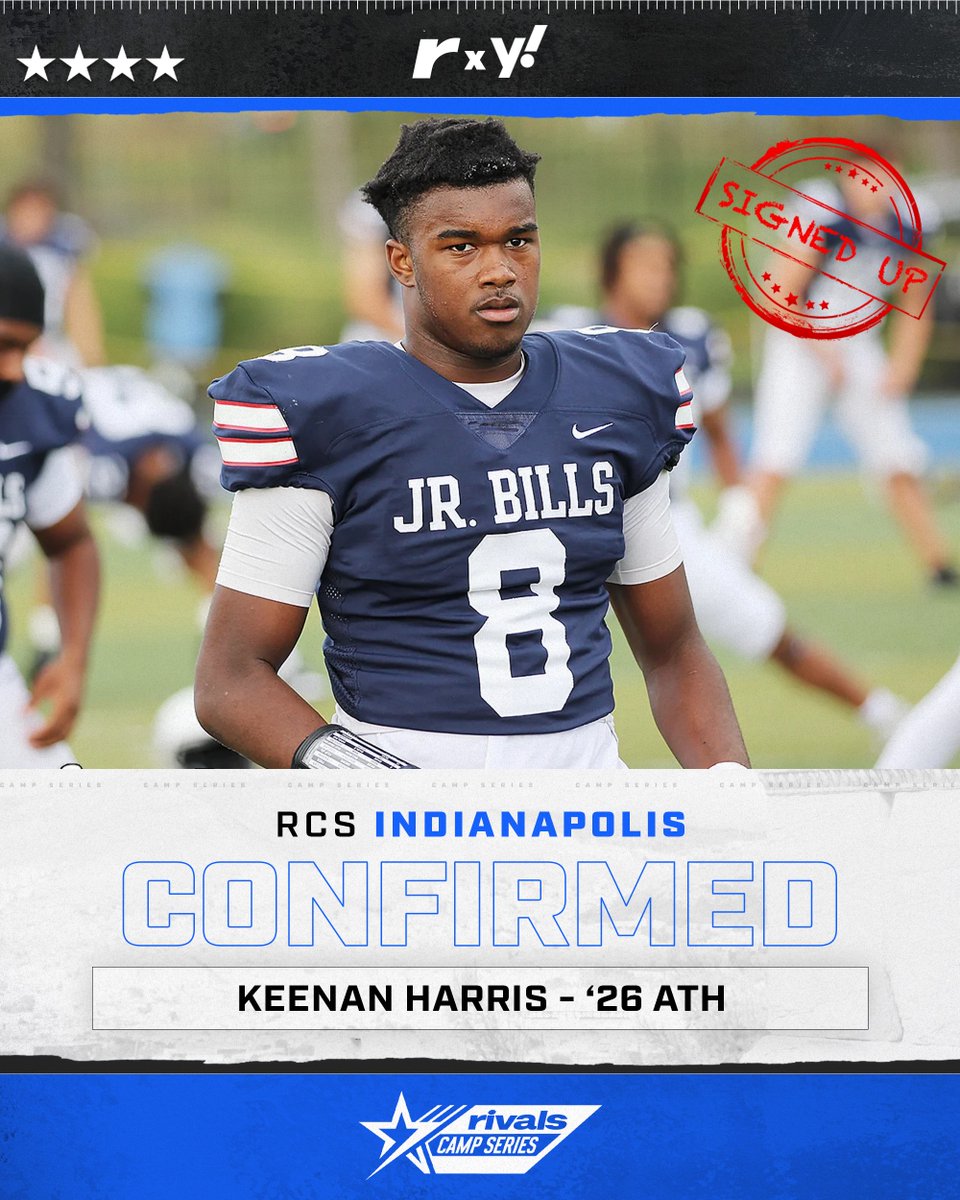 🚨CONFIRMED✍️ 4🌟 Keenan Harris is signed up and ready for May 19th 🔥💪 @GregSmithRivals | @MarshallRivals | @adamgorney | @WilsonFootball | @TeamVKTRY | @ncsa | @KeenanHarris