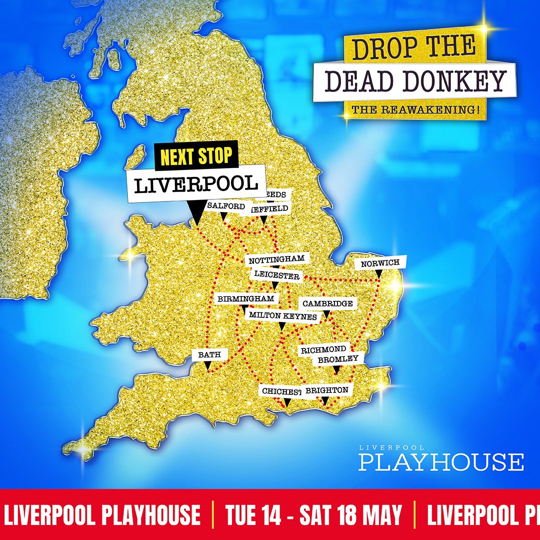 This week #DropTheDeadDonkey is playing at @LivEveryPlay until Saturday 18 May! 📺

Tickets are selling fast, and you don’t want to miss this! 

dropdeaddonkey.co.uk 

Book now ✨