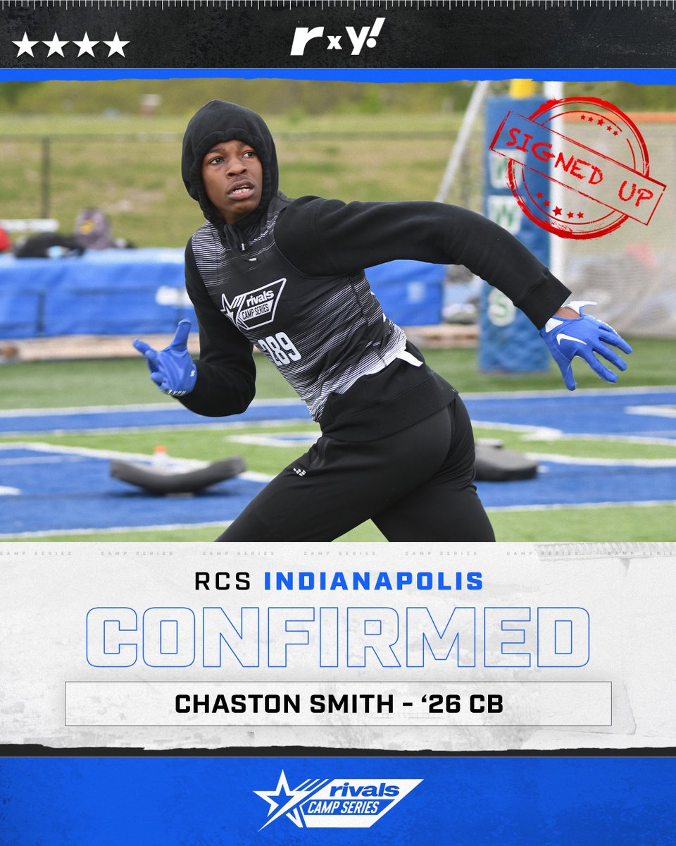 🚨CONFIRMED✍️ 4🌟 Chaston Smith is signed up and ready for May 19th 🔥💪 @GregSmithRivals | @MarshallRivals | @adamgorney | @WilsonFootball | @TeamVKTRY | @ncsa | @chastonsmith_4