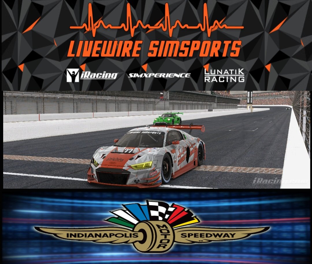 Hurley takes the podium at Indianapolis in today's IMSA Sprint series for LiveWire SimSports with a P3!!!
<a href="/iracing/">iRacing</a>