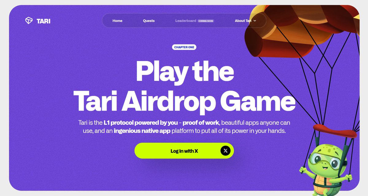 Another Free and Confirmed Airdrop You Can Join Now! 🪂

Introducing Tari

@tari is a highly versatile blockchain protocol built in Rust that boasts ultra-high performance, infinite scalability, open-source nature, and unique confidentiality features.

Today, Tari has launched…