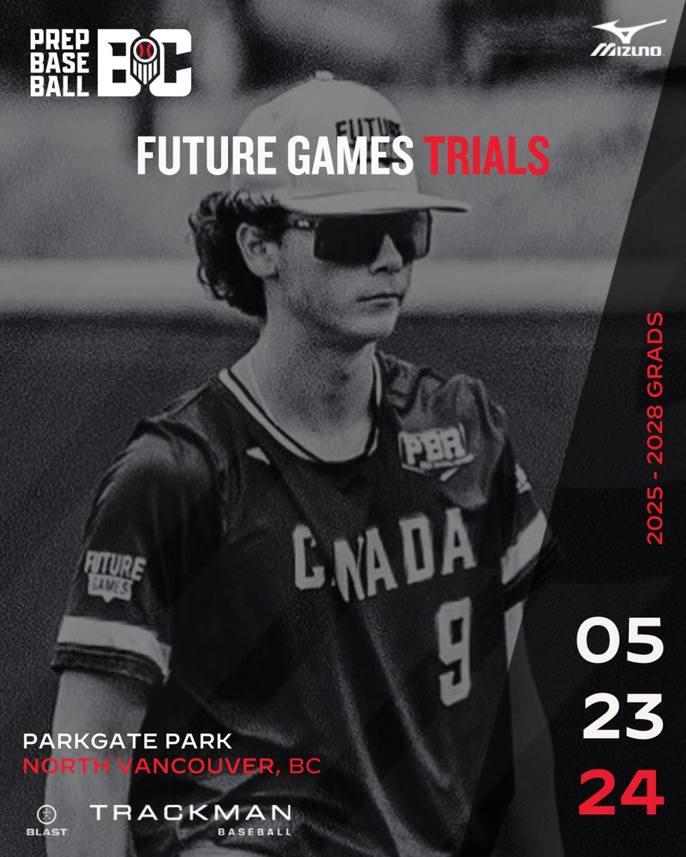 🚨 𝐋𝐎𝐂𝐀𝐓𝐈𝐎𝐍 𝐂𝐇𝐀𝐍𝐆𝐄 🚨 The Future Games Trials have been moved to Parkgate Park in North Vancouver‼️ 🗓️ May 23, 2024 📍 Parkgate Park 👤 2025 - 2028 Grads Register here➡️ loom.ly/JEaScSQ