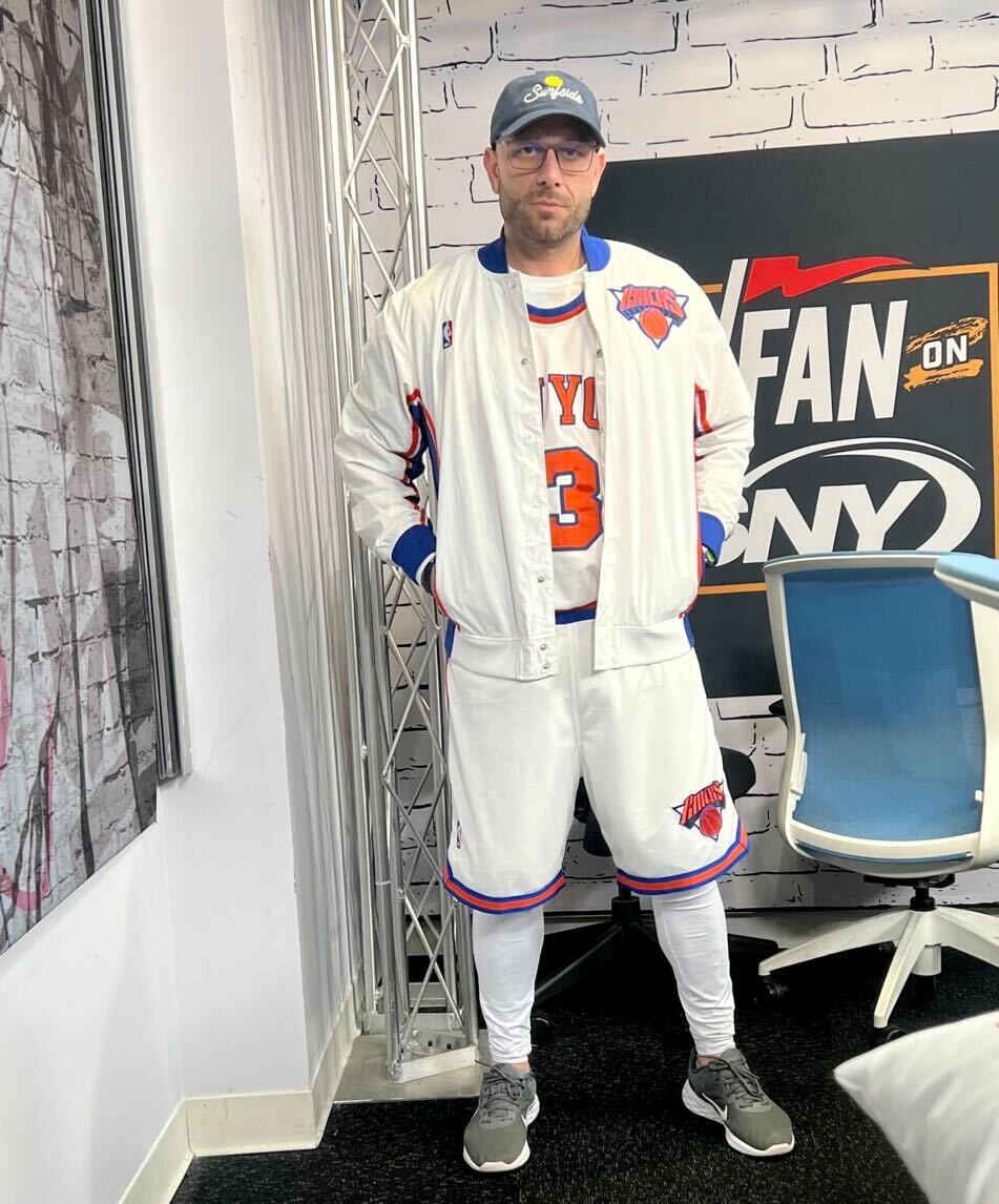 The Knicks rotation is dwindling due to injuries, and @sal_licata is ready for game five if his number is called 😤