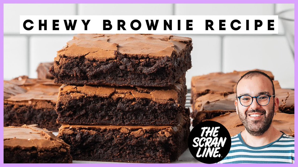 BEST Chewy Chocolate Brownie Recipe Ever! diningandcooking.com/1388860/best-c… #American #AmericanRecipes #ChocolateBrowniesRecipe #Cooking #EasyRecipes #EverydayCooking #RecipeVideos #Recipes #Thescranline