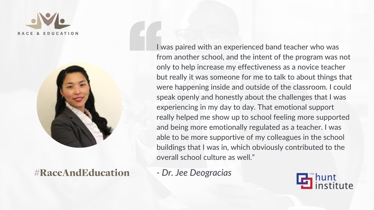 🧵Dr. Jee Deogracias of @BreakthroughCo reflects on the importance of having a supportive school environment that not only challenges all of its students but also focuses on the mental health, mindfulness, and well-being of its faculty and staff. #RaceAndEducation