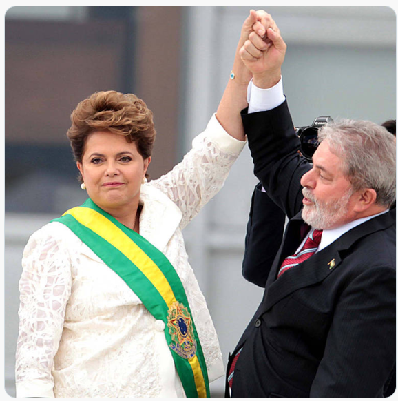 Obrigado Dilma, primeira presidenta do Brasil e primeira presidenta do banco dos BRICS, pela liberação de R$ 5,750 bilhões para o Rio Grande do Sul. #SOSRS #SosRioGrandeDoSul