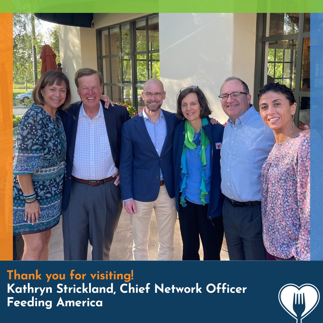 Yesterday, we had the privilege of hosting @FeedingAmerica's Chief Network Officer, Kathryn Strickland! 

Thank you for visiting, Kathryn! We enjoyed meeting you and connecting about our shared goal of ending food insecurity!

#WeFeedOC