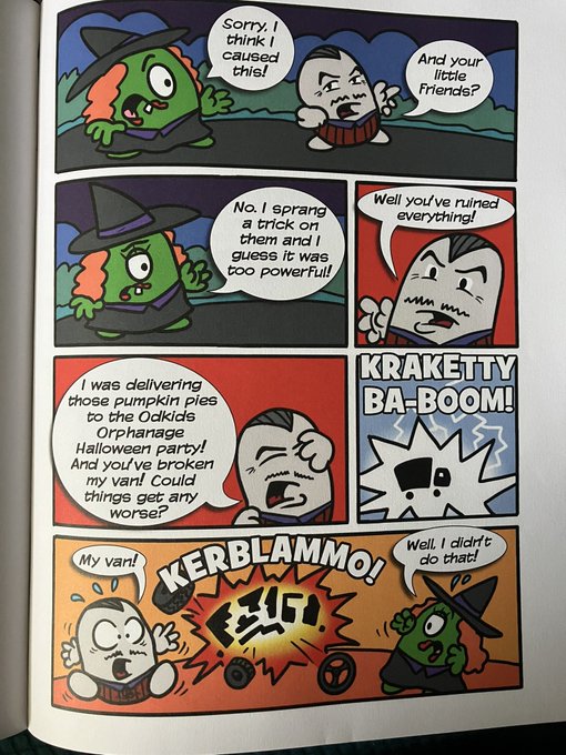 If you’re counting down to #Halloween in 170 days from now, then you may gain some #Spooky inspiration from our issue #6 #HALLODDWEEN Lots of #tricksandtreats 🪄🍬🍭#KRAKETYbABOOM #KERBLAMMO odbolz.co.uk ⭐️⭐️⭐️⭐️⭐️