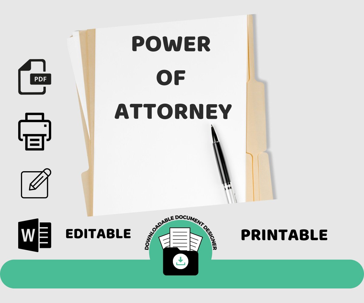 POWER OF ATTORNEY, Authorization Form by DownloadabledocDsgnr

etsy.me/3Tte7QA

via @Etsy #etsy #etsystore #business #businessdevelopment #BusinessSuccess #businessowner #BusinessNews #businessProposal #attorney #law #author