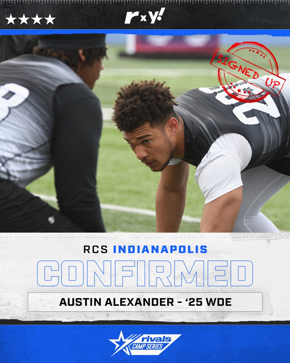 🚨CONFIRMED✍️ 4🌟 Austin Alexander is signed up and ready for May 19th 🔥💪 @GregSmithRivals | @MarshallRivals | @adamgorney | @WilsonFootball | @TeamVKTRY | @ncsa | @AAlexander2025