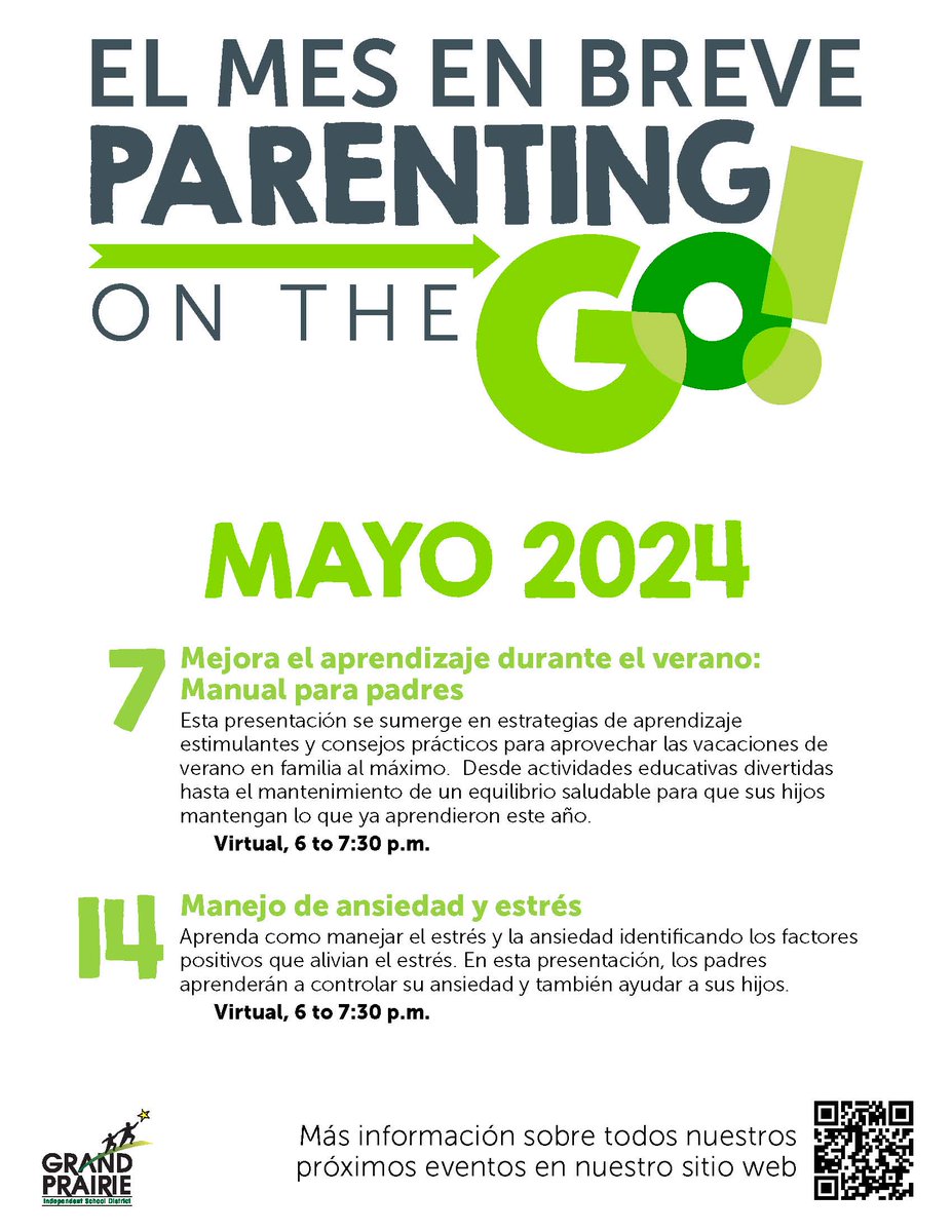 SMCounselorNeal's tweet photo. May is Mental Health Awareness Month. We invite all Sallye Moore parents to attend this month's Parenting on the Go Series.  This session will be done virtually and will be focused on Anxiety and Stress Management. Presented by Grant Halliburton Foundation. https://t.co/eokXDhk8yj