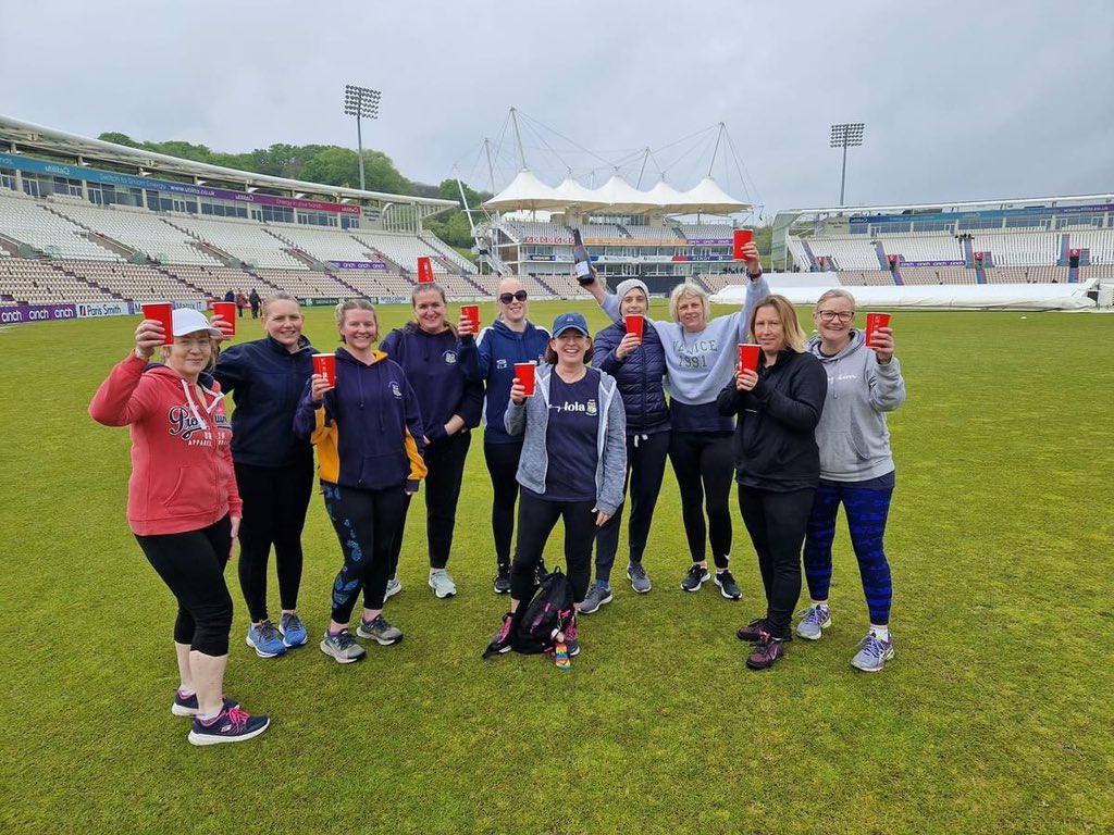 Our softball ladies love their cricket!! Here they are enjoying last Sundays bank holiday festival at the @utilitabowl home of @hantscricket We are also on the look out for a new sponsor for this legendary bunch…. #familygame #cricketforlife #womeninsport