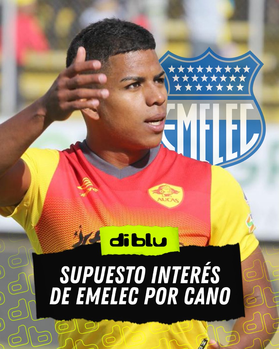 🚨 ¡ATENCIÓN! 🚨 Según información de #JavierKlimowicz en nuestro programa #TiempoExtra, reveló que Emelec estaría interesado en fichar al extremo de Aucas, Luis Cano 🔎 ¿Te gustaría verlo con la azul? 🔵👀 #DibluSiempreContigo