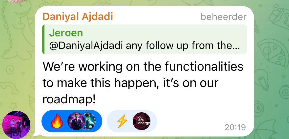 Add this to the @XEnergyWeb roadmap! @hydra_dx is in the works!