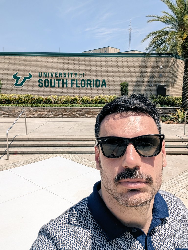 Today I start my research visit at @USouthFlorida with @gtriparna. @LUTsoftware @UniLUT yep, it's sunny and hot here 😎