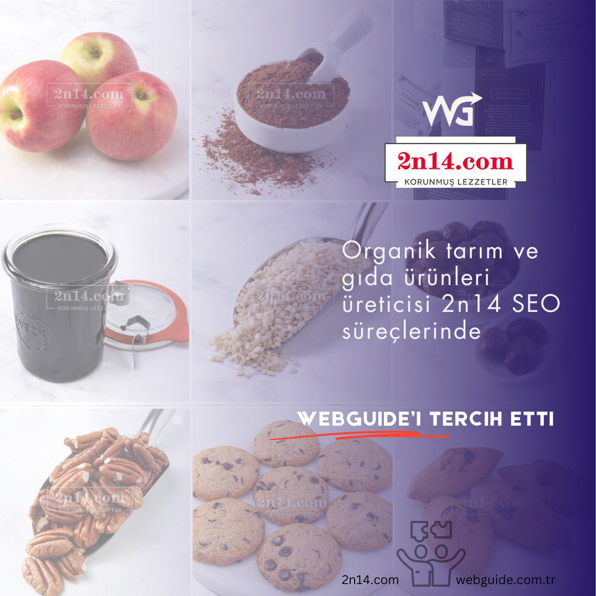 omurerdoluu's tweet image. Organik gıda sektörünün önemli şirketlerinden 2n14 SEO süreçlerinde WebGuide ı tercih etti. 🎊🎉🥂

#seo #webguide #2n14