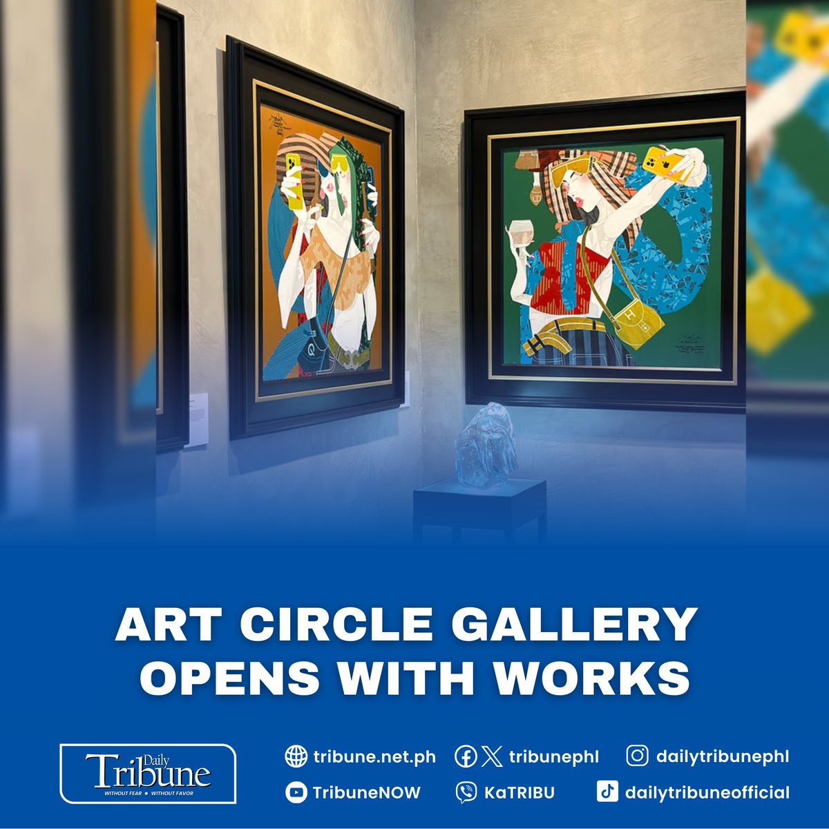 Uptown Bonifacio in Taguig City just opened Art Circle Gallery with a showcase of works by painter Jeff Dizon. Read more at: tribune.net.ph/2024/05/13/art…