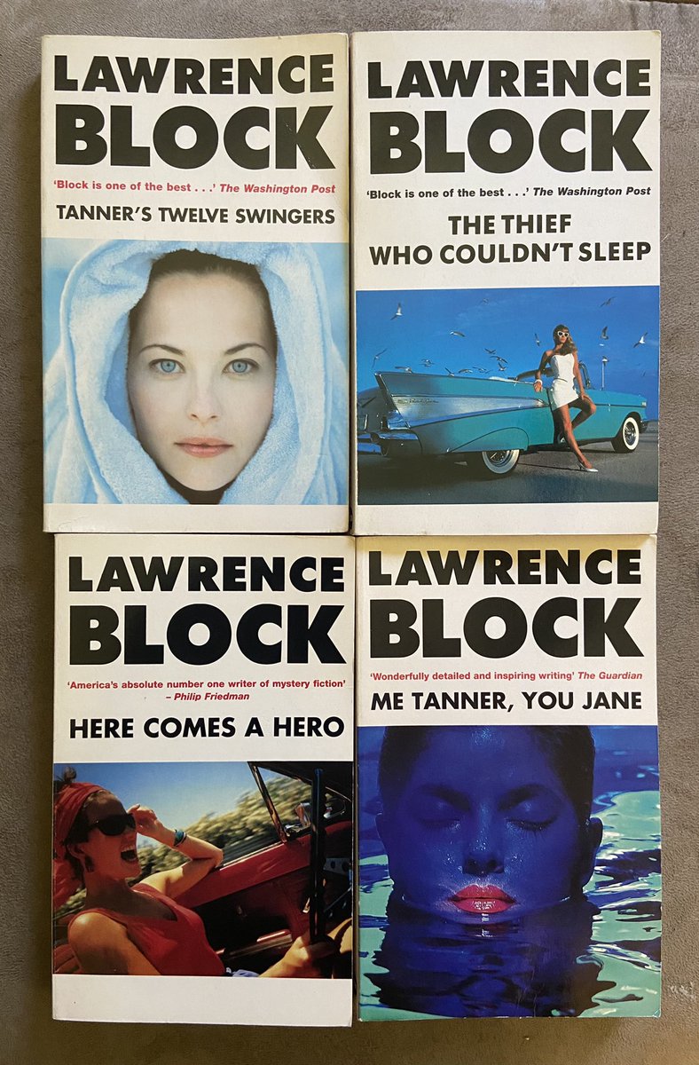 No Exit Press editions of some Lawrence Block novels. @LawrenceBlock @noexitpress