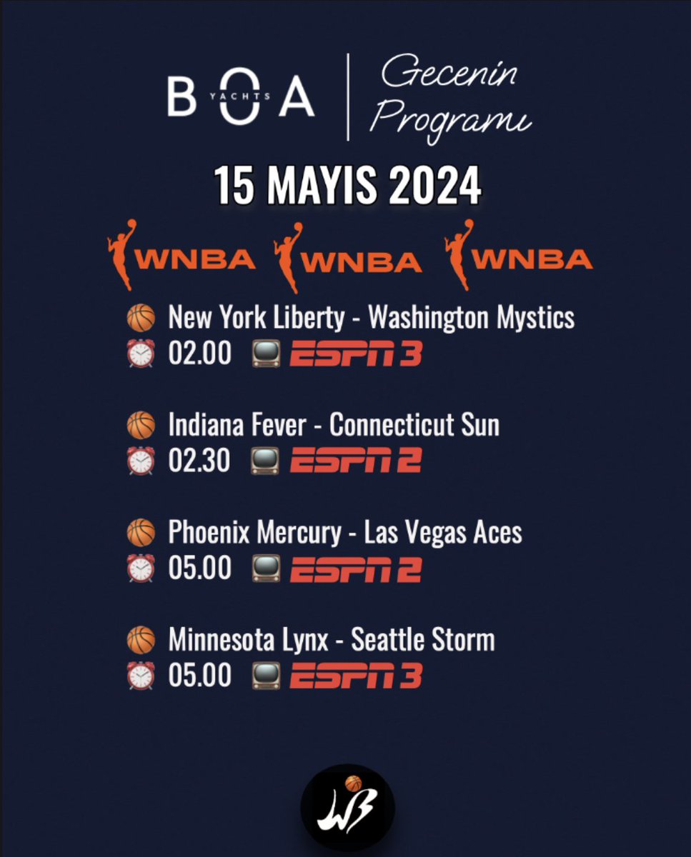 BOA Yatchs | Gecenin Programı

WNBA'de İLK HAVA ATIŞI 💪🫶
