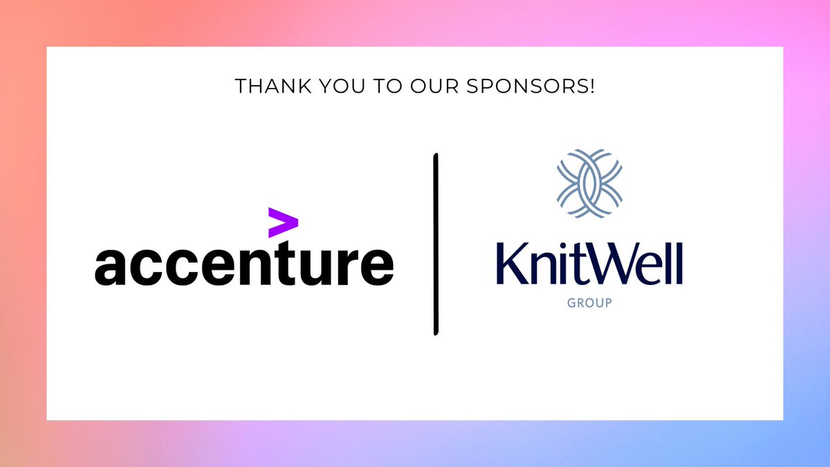 We 🧡 our #Sponsors! A big shout-out and thanks to our valued #WOIS2024 Innovation sponsors, Accenture and KnitWell! Learn more: bit.ly/48Oc1zS #DeliveringGood #Sponsors #WomenOfImpactSummit #WOIS2024
