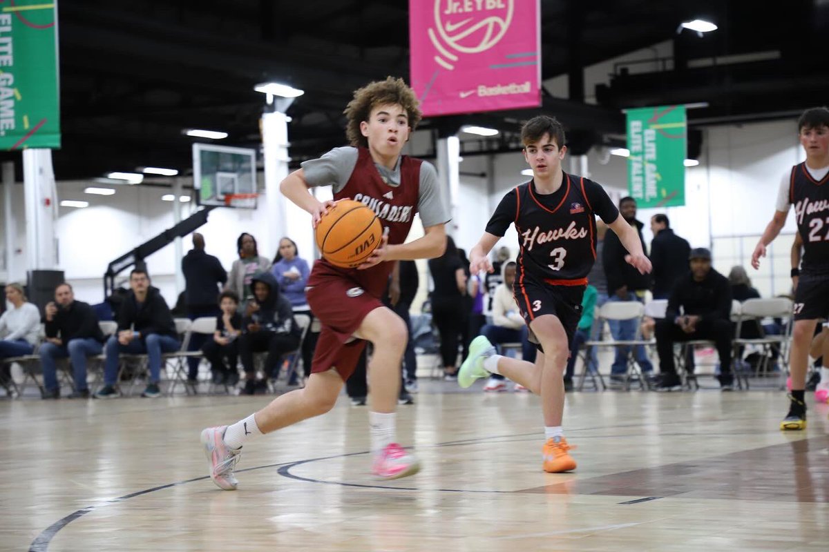 CrusadersNj's tweet photo. Can’t forget about our 8th Grade guys who also competed in #MadeHoops Philly Showcase! 🏀

Next stop: GymRats Challenge in Albany, NY (5/25-5/26) #CBC 
#MadeHoops #Phillyshowcase #aaucircuit https://t.co/qWBgaEkP9Q